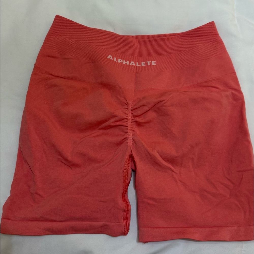 Alphalete Women's Red Bike Shorts